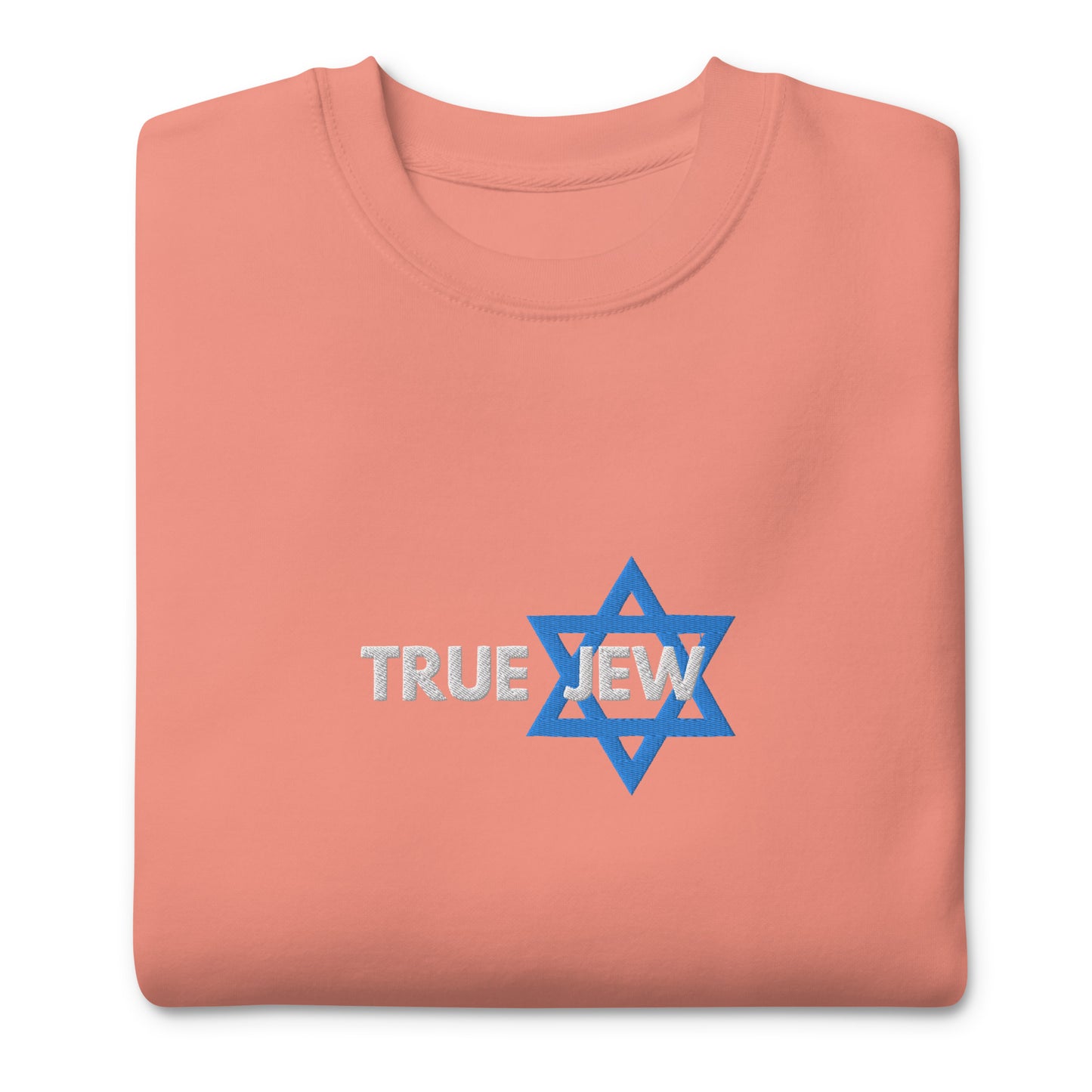 True Jew womens embroidered Premium Sweatshirt