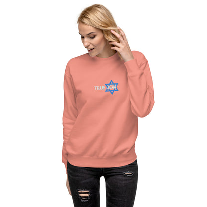 True Jew womens embroidered Premium Sweatshirt