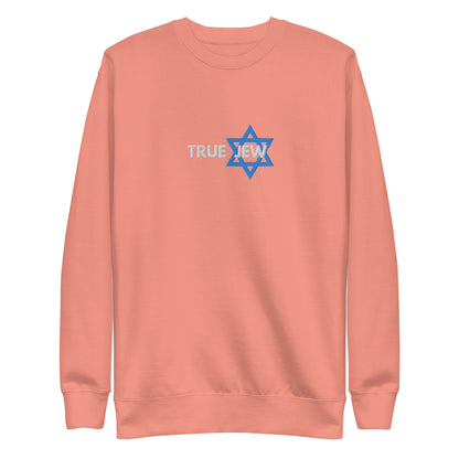 True Jew womens embroidered Premium Sweatshirt