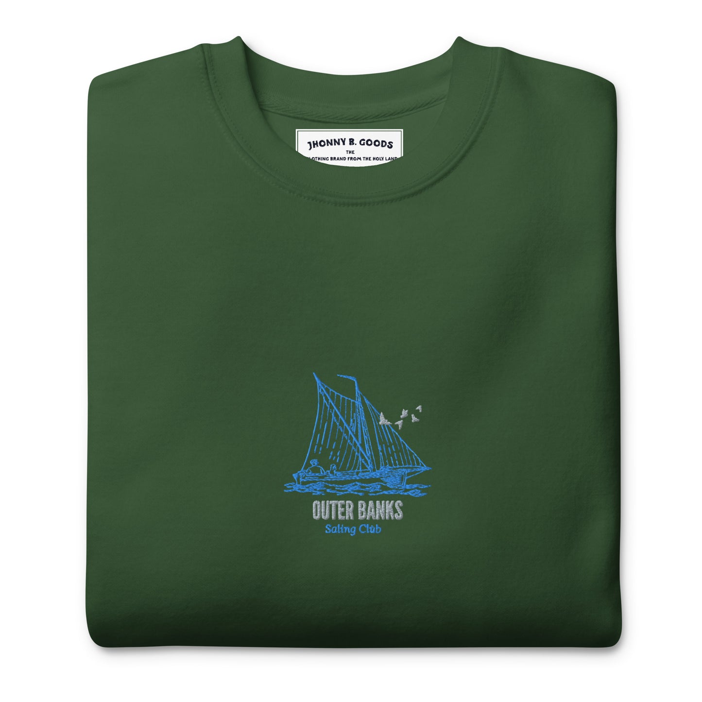 Outer Banks Sailing Club Embroidered men Premium Sweatshirt