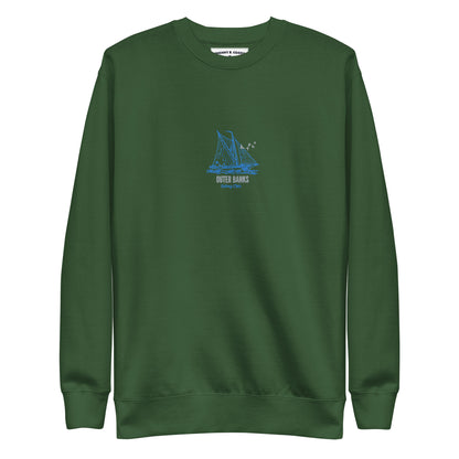 Outer Banks Sailing Club Embroidered men Premium Sweatshirt