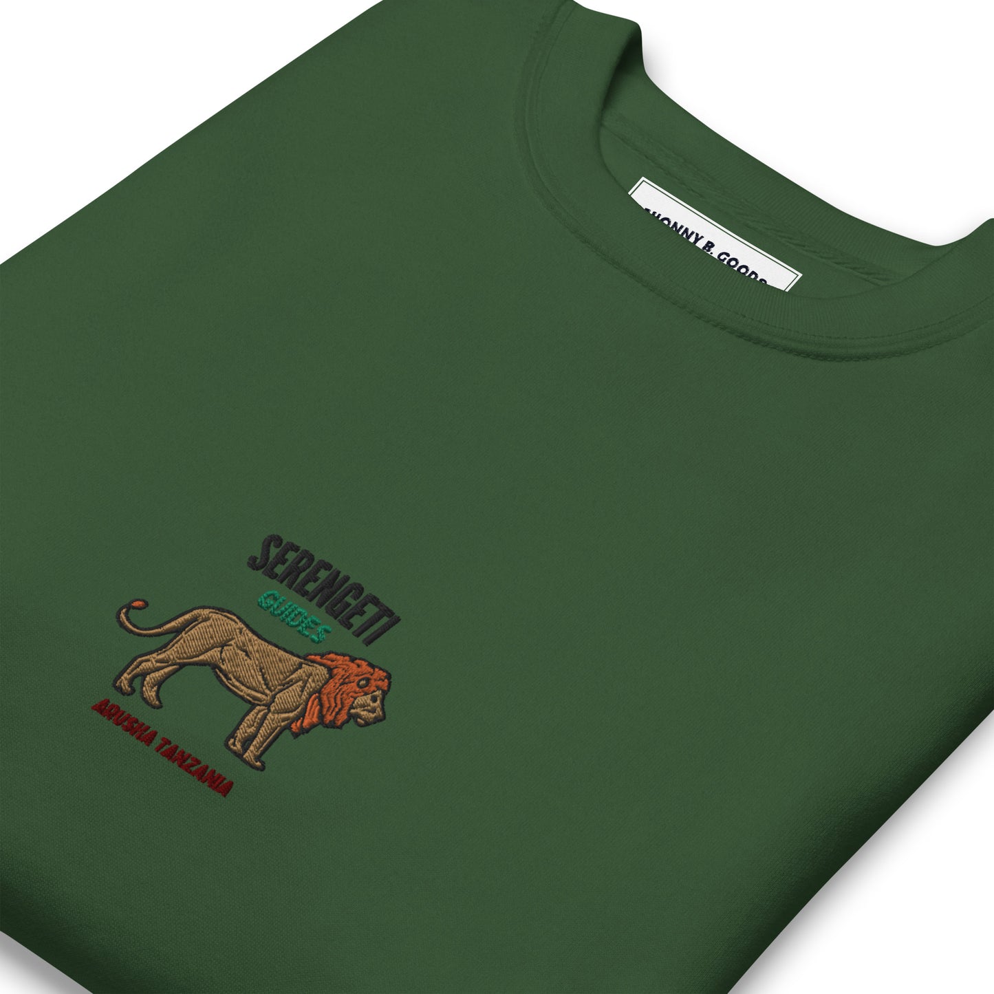 Serengeti Embroidered men Premium Sweatshirt