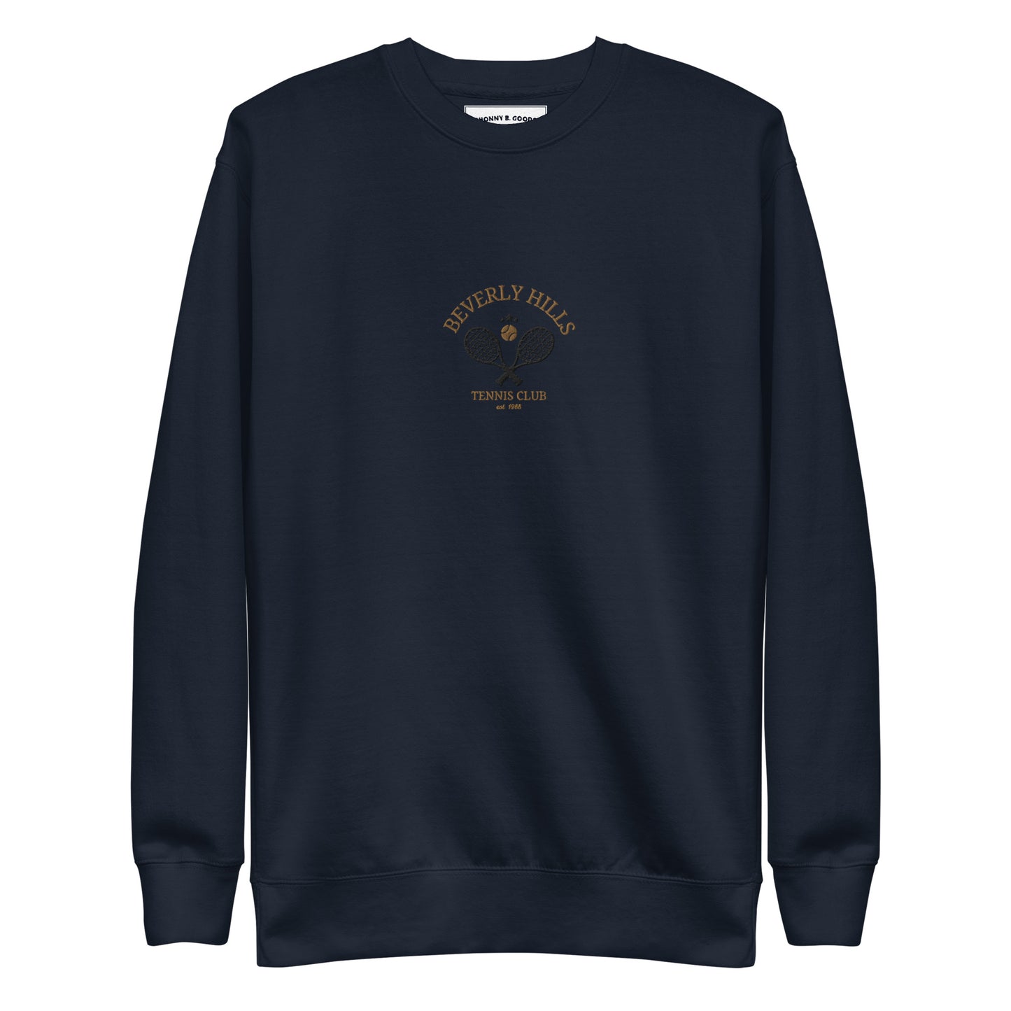 Beverly Hills Tennis Club Embroidered men Premium Sweatshirt