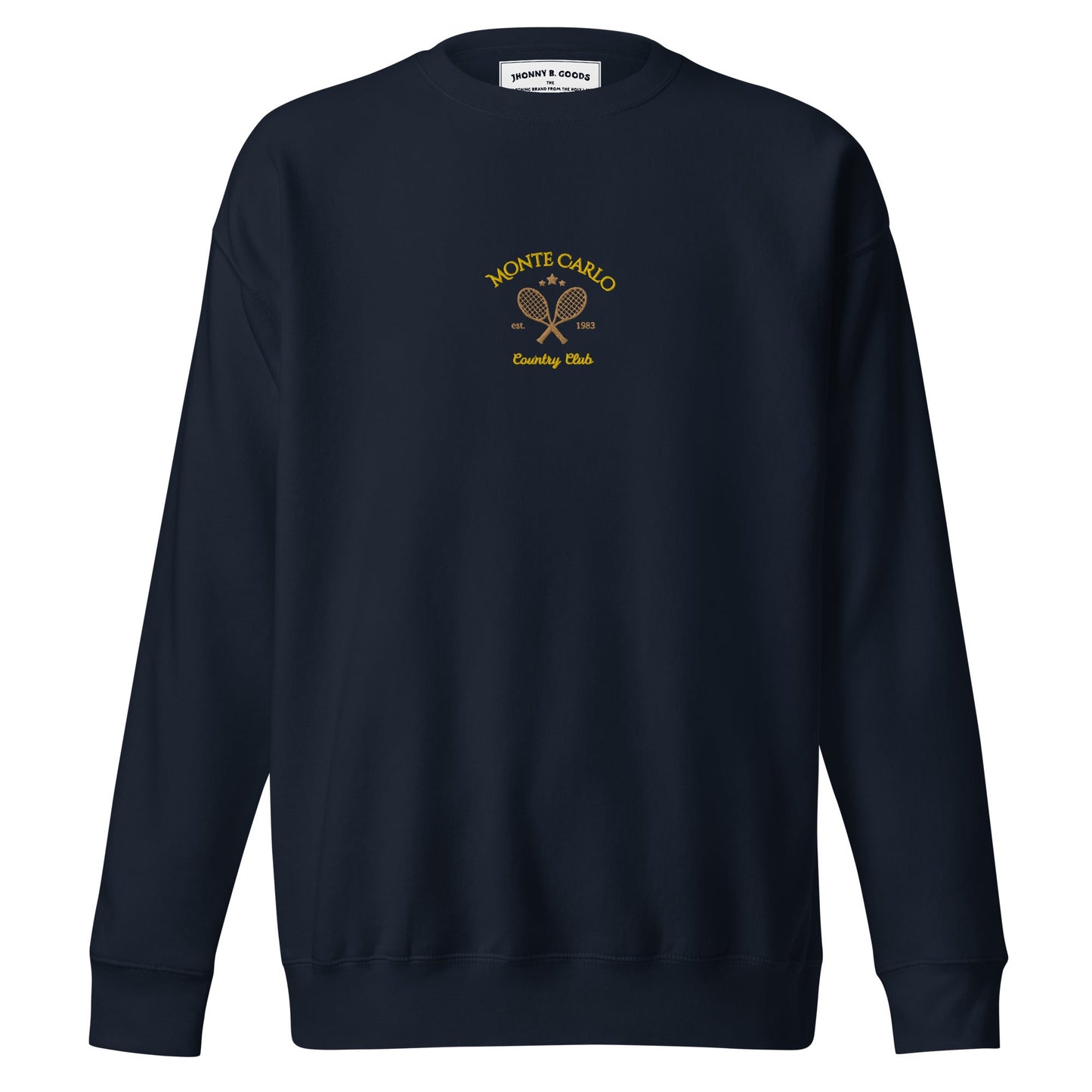 Monte Carlo Tennis Club Embroidered women's Premium Sweatshirt