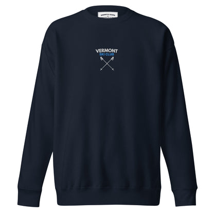 Vermont Ski Club Embroidered women's Premium Sweatshirt