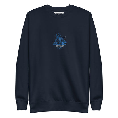 Outer Banks Sailing Club Embroidered men Premium Sweatshirt