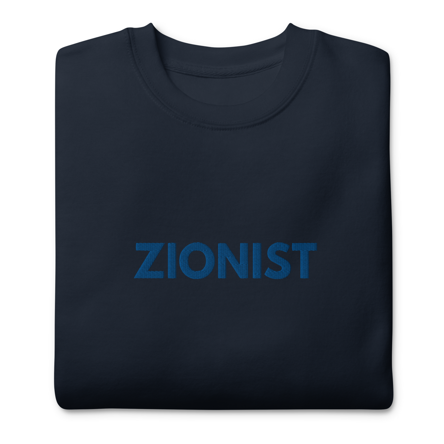 Zionist women's embroiderd Premium Sweatshirt