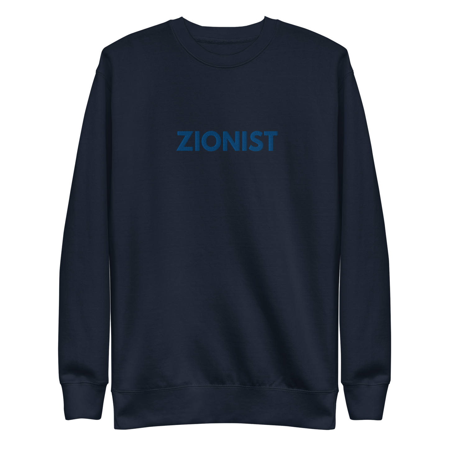 Zionist women's embroiderd Premium Sweatshirt