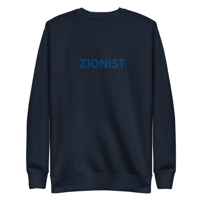 Zionist women's embroiderd Premium Sweatshirt