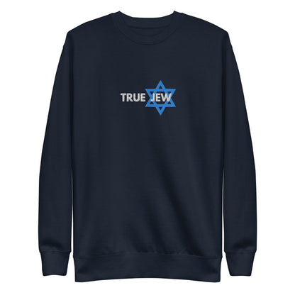 True Jew womens embroidered Premium Sweatshirt