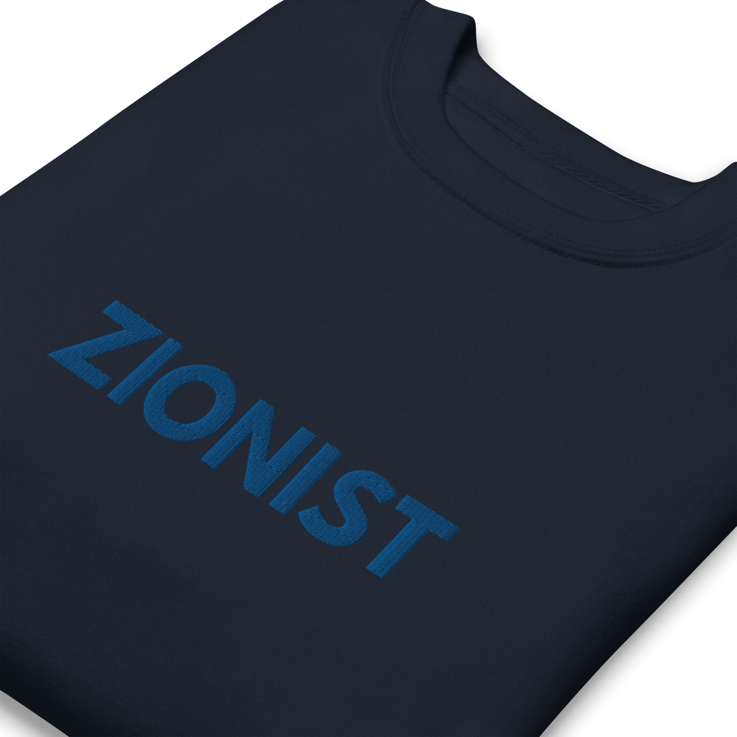 Zionist women's embroiderd Premium Sweatshirt