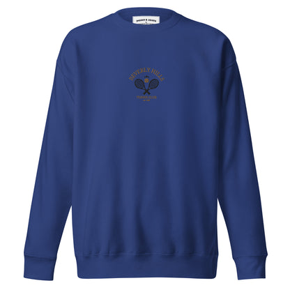 Beverly Hills Tennis Club Embroidered men Premium Sweatshirt