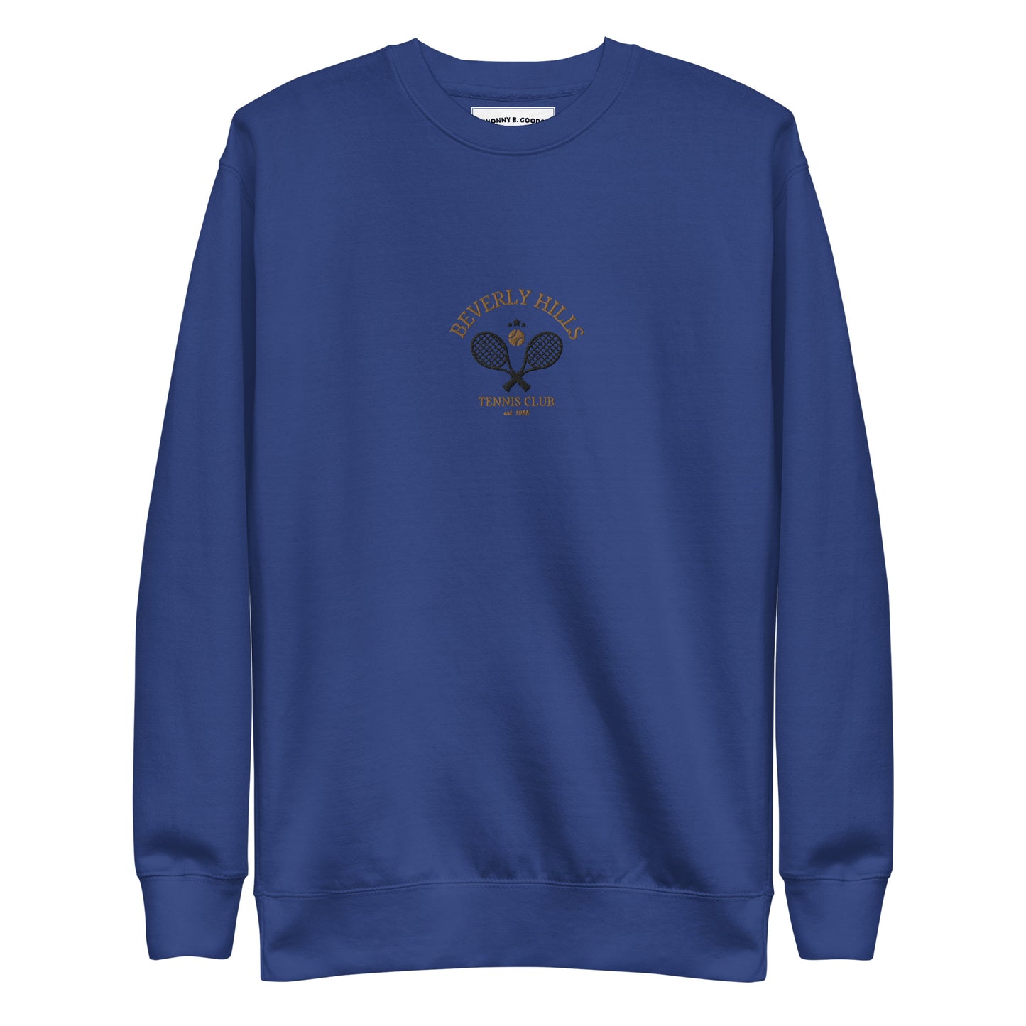 Beverly Hills Tennis Club Embroidered men Premium Sweatshirt