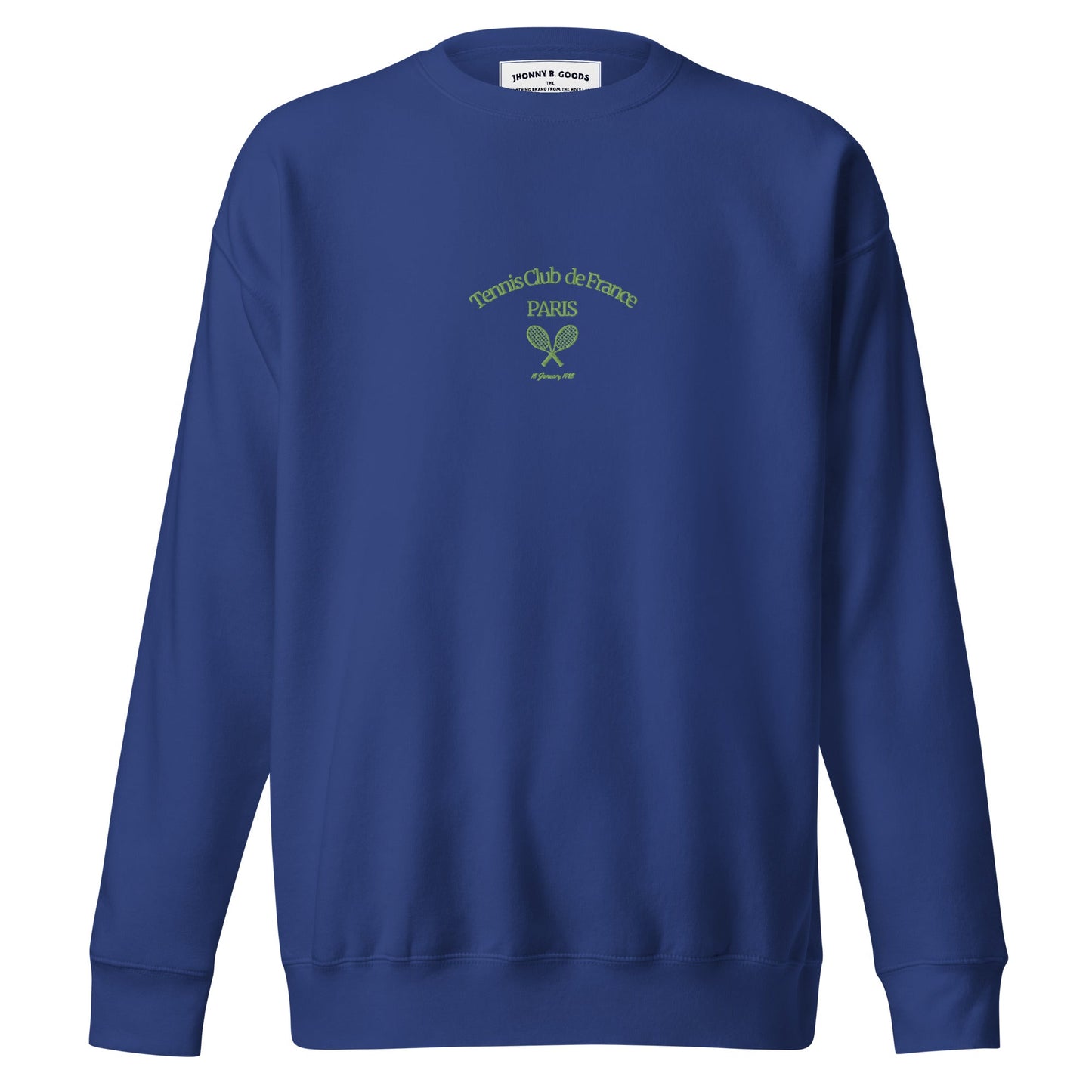 Paris Tennis Club Embroidered women's Premium Sweatshirt