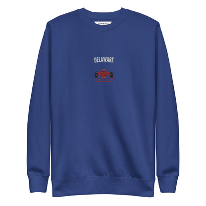 Delaware Racing Embroiderd Unisex Premium Sweatshirt