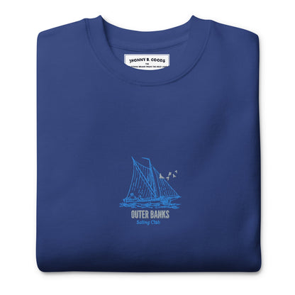 Outer Banks Sailing Club Embroidered women's Premium Sweatshirt