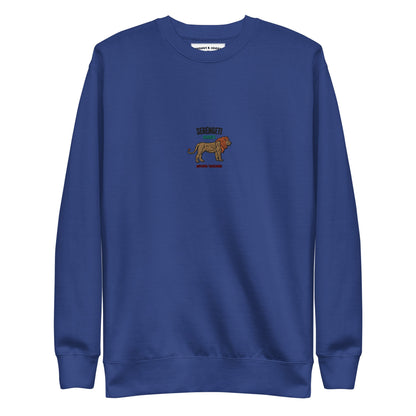 Serengeti Embroidered women's Premium Sweatshirt