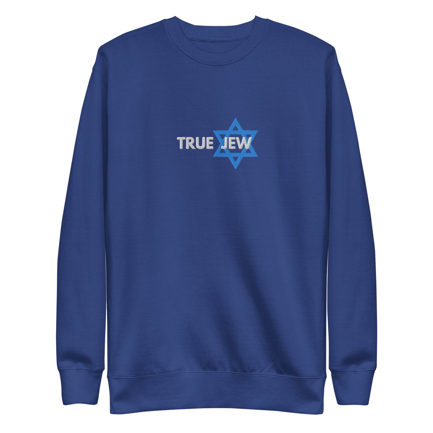 True Jew womens embroidered Premium Sweatshirt