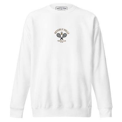 Beverly Hills Tennis Club Embroidered women's Premium Sweatshirt