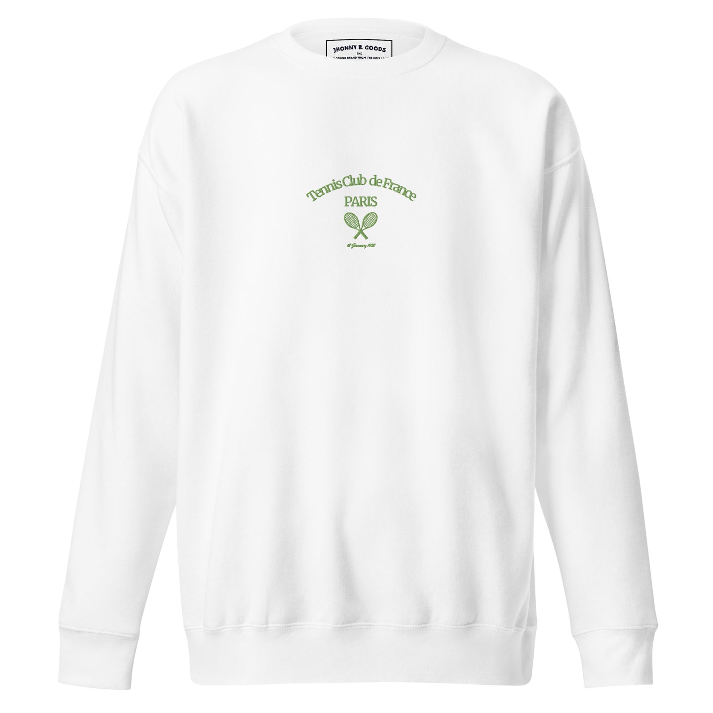 Paris Tennis Club Embroidered men Premium Sweatshirt