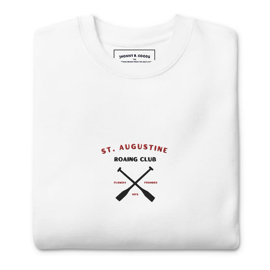 St. Augustine Rowing Club Embroidered light colors Unisex Premium Sweatshirt