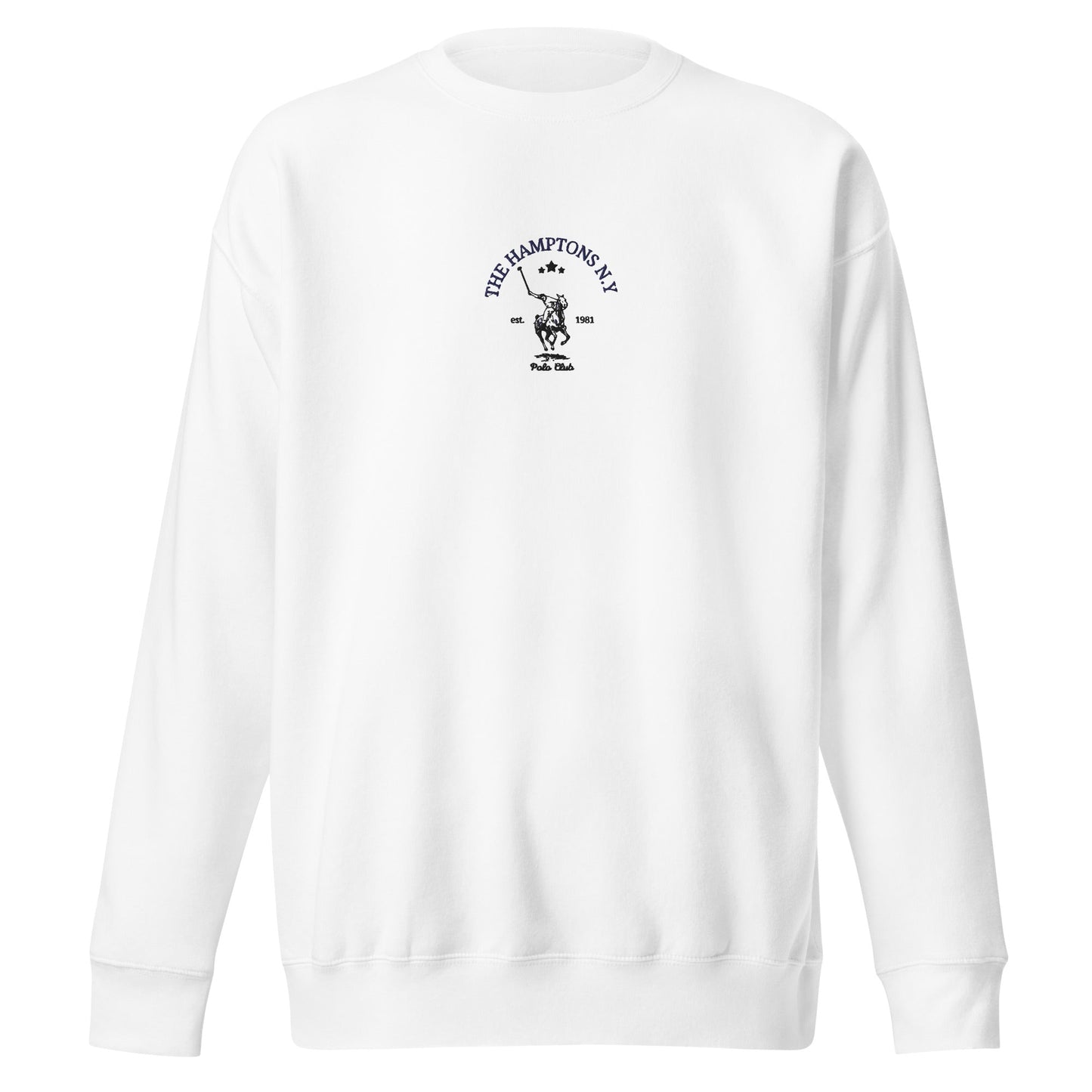 Hamptons New York Polo Club Embroidered women's Premium Sweatshirt