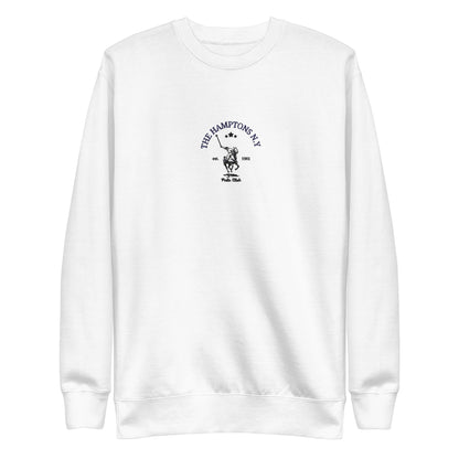 Hamptons New York Polo Club Embroidered women's Premium Sweatshirt