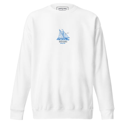 Outer Banks Sailing Club Embroidered men Premium Sweatshirt