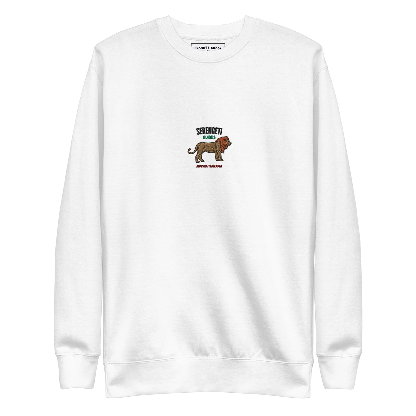 Serengeti Embroidered men Premium Sweatshirt