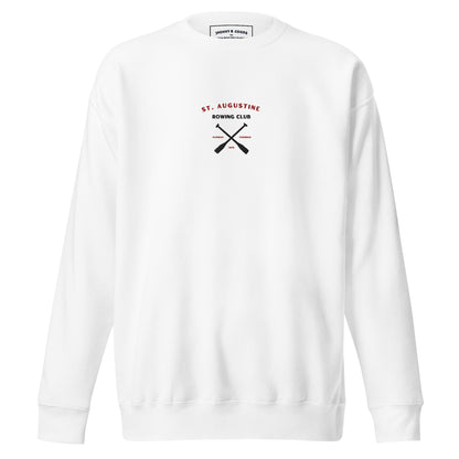 St. Augustine Rowing Club Embroidered  (black) men Premium Sweatshirt