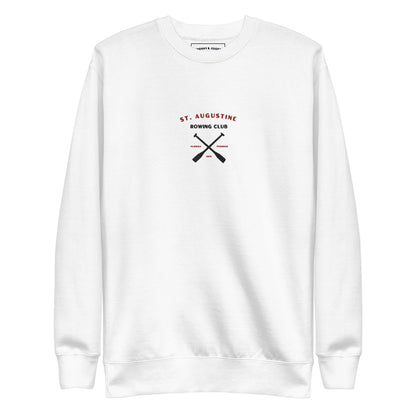 St. Augustine Rowing Club Embroidered  (black) women's Premium Sweatshirt