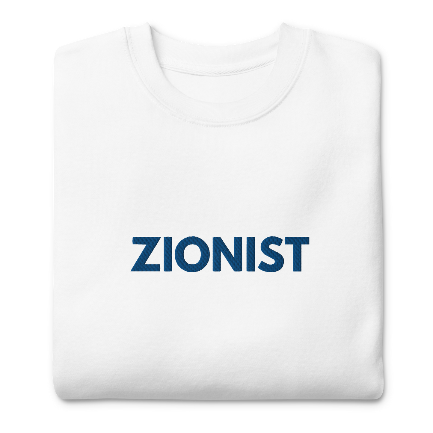 Zionist women's embroiderd Premium Sweatshirt