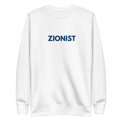 Zionist women's embroiderd Premium Sweatshirt