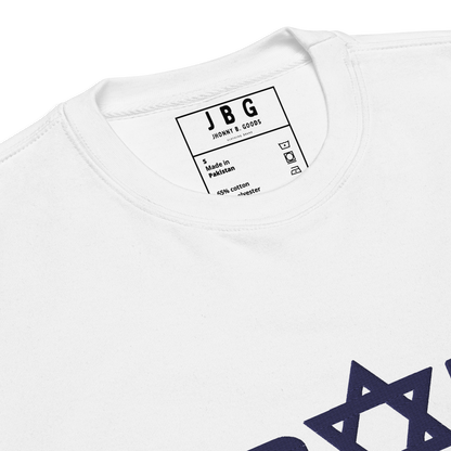 Proud Jew Blue Embroidered Premium Sweatshirt