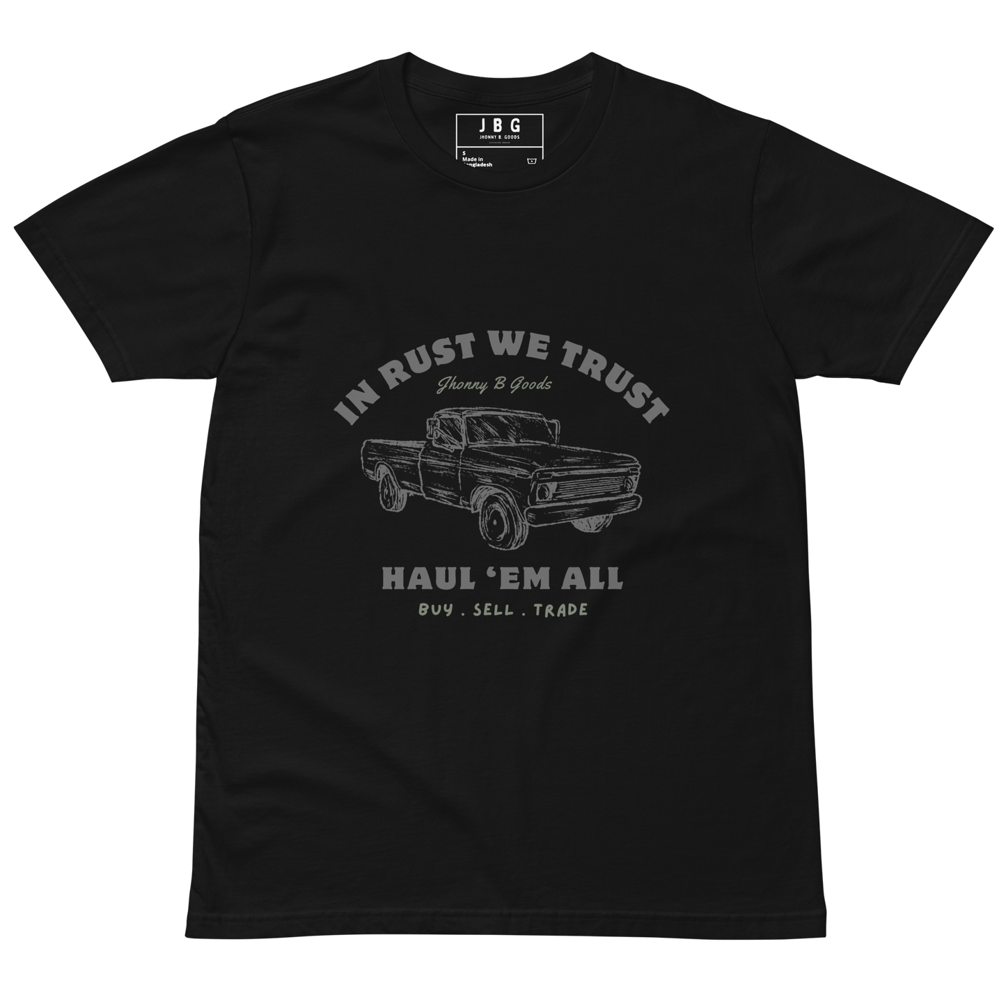 In Rust We Trust men's premium t-shirt