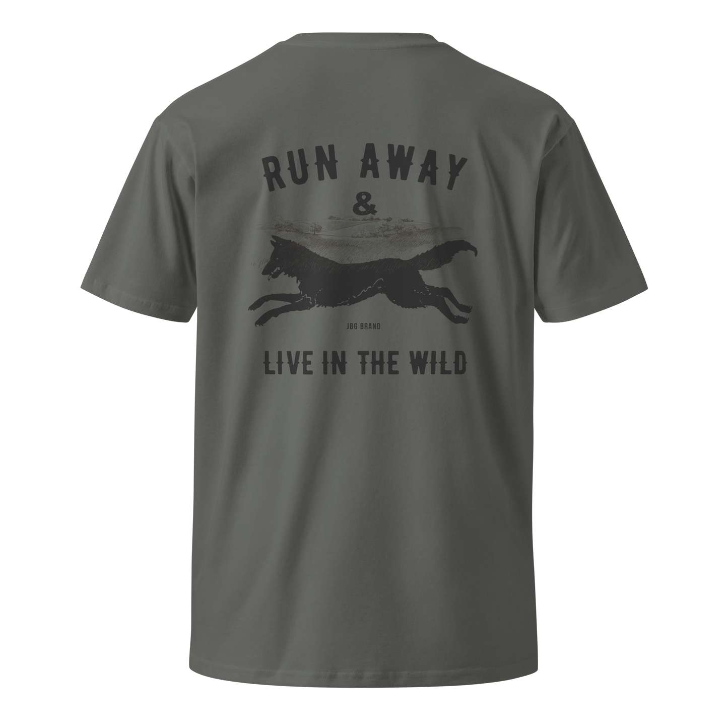 Women's Run Away Into the Wild  premium t-shirt