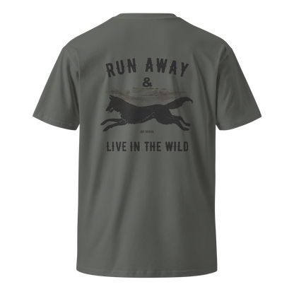 Women's Run Away Into the Wild  premium t-shirt