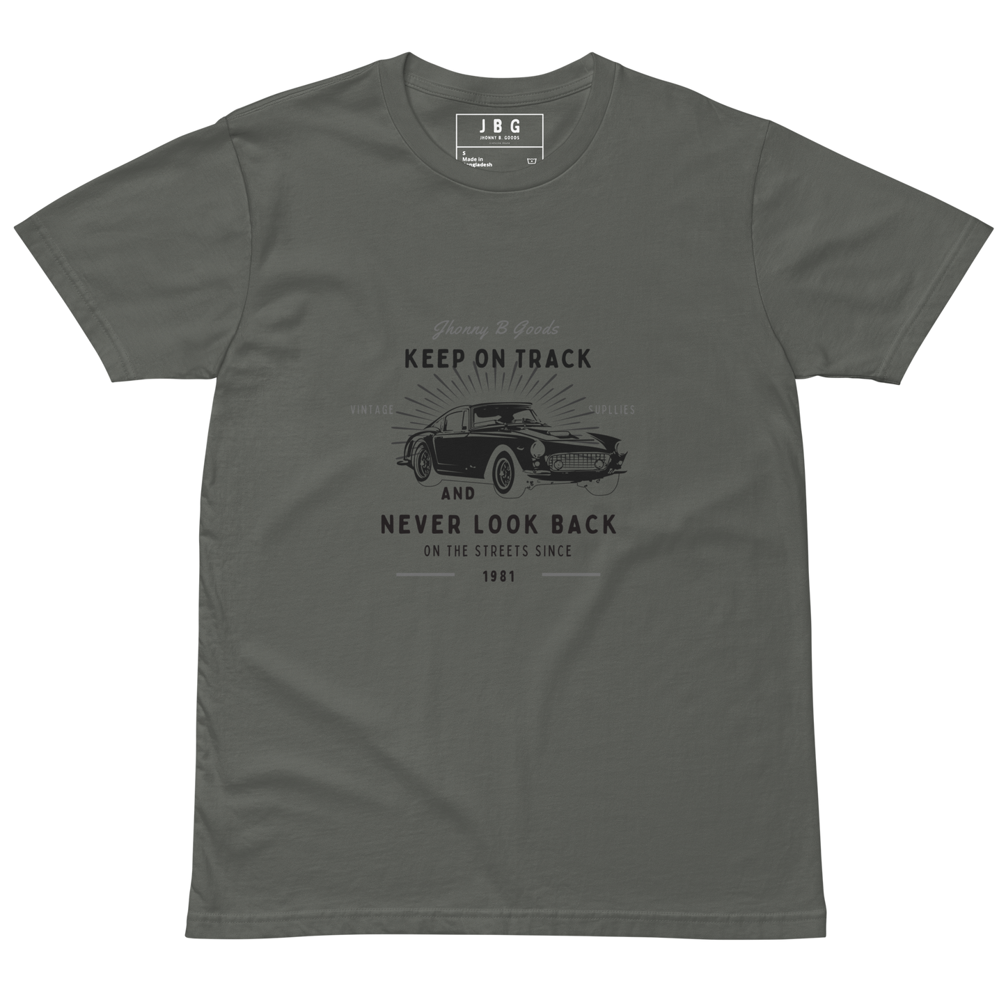 Never Look Back Men's premium t-shirt