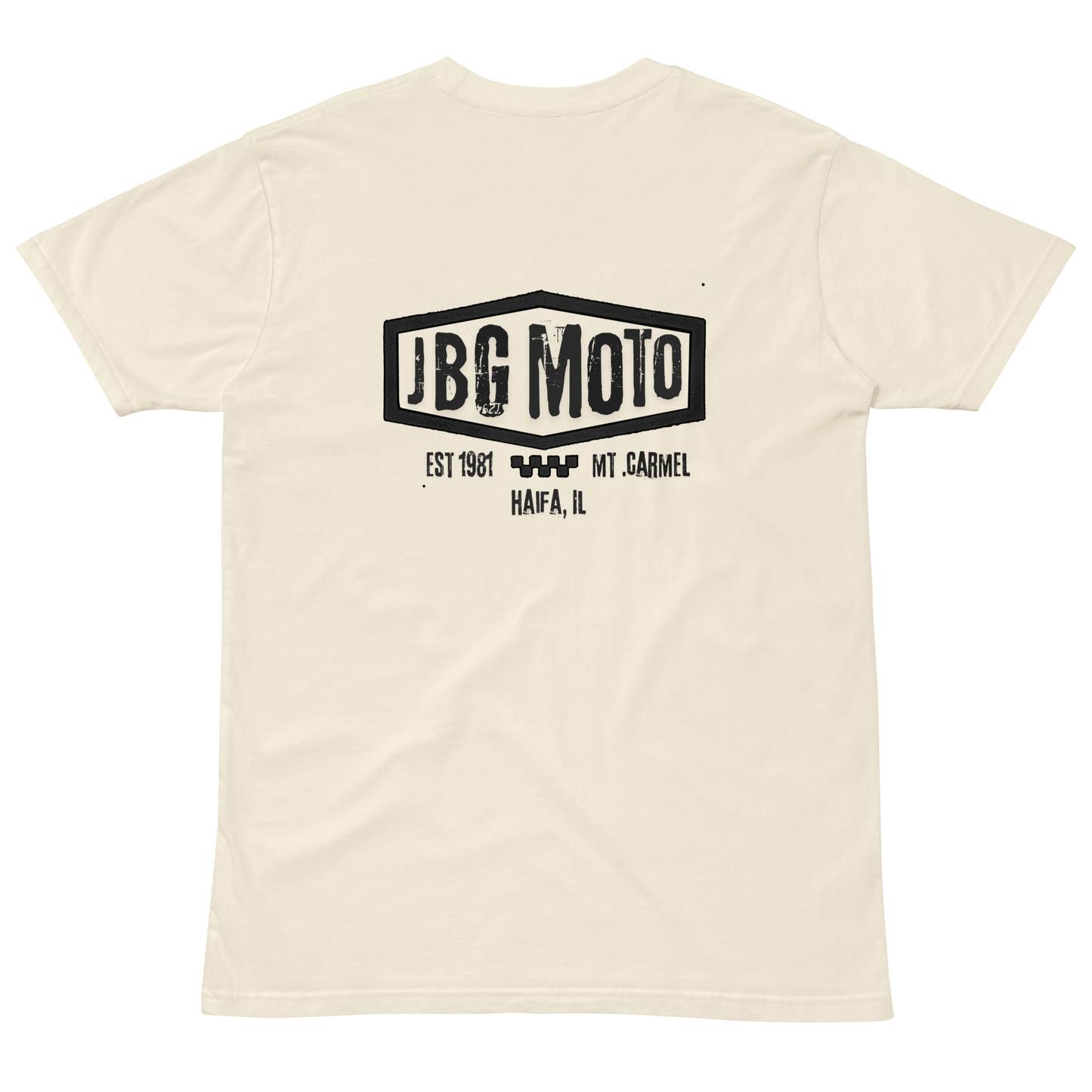 JBG Moto Back men's premium t-shirt