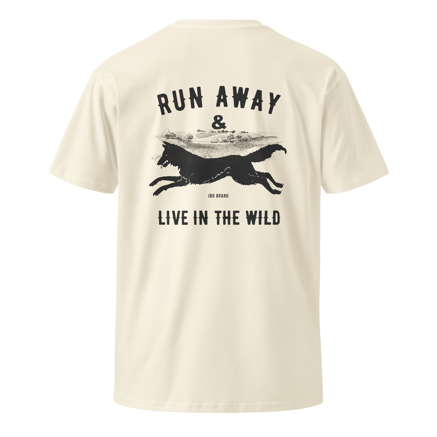 Women's Run Away Into the Wild  premium t-shirt