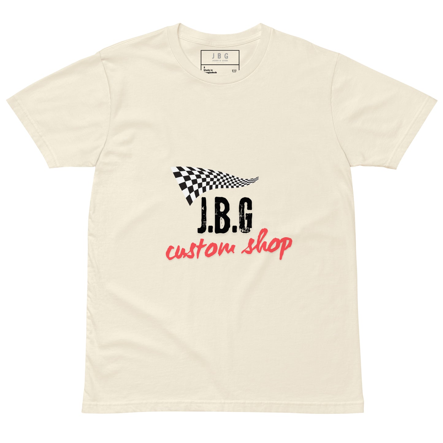 JBG Custom Shop premium t-shirt