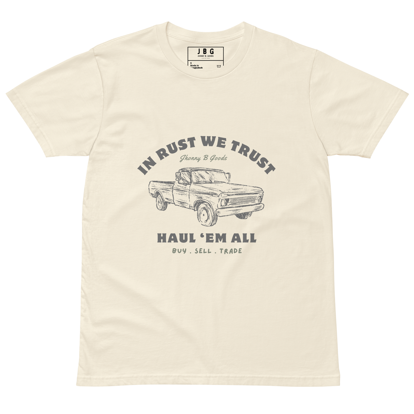 In Rust We Trust men's premium t-shirt