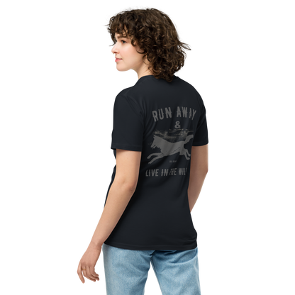 Women's Run Away Into the Wild  premium t-shirt