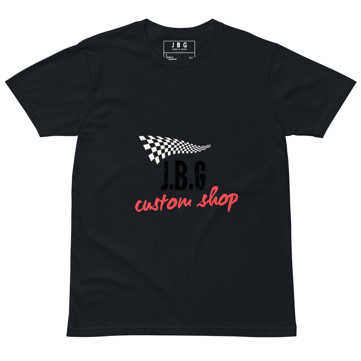 JBG Custom Shop premium t-shirt