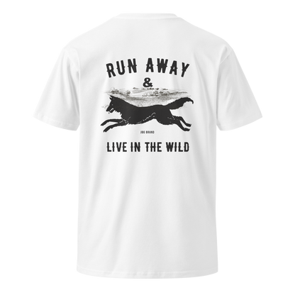 Women's Run Away Into the Wild  premium t-shirt