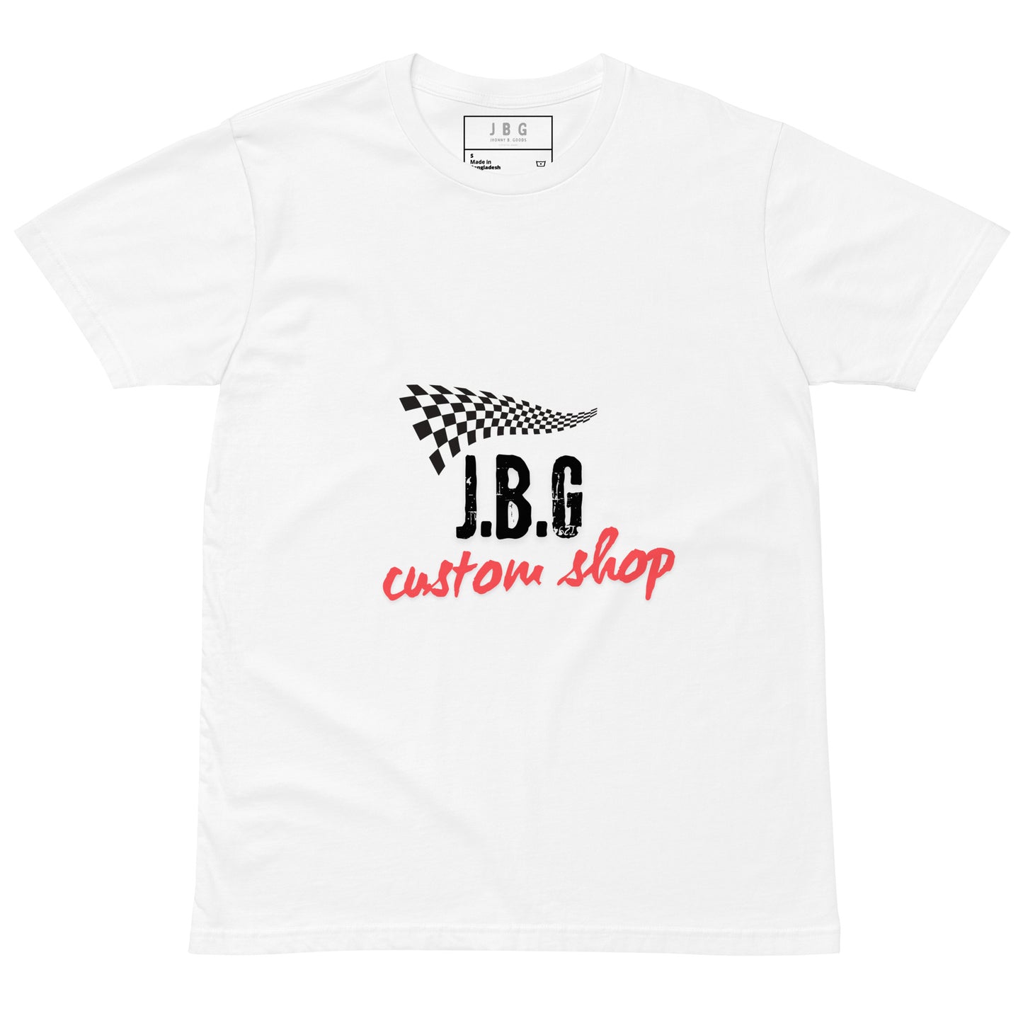 JBG Custom Shop premium t-shirt