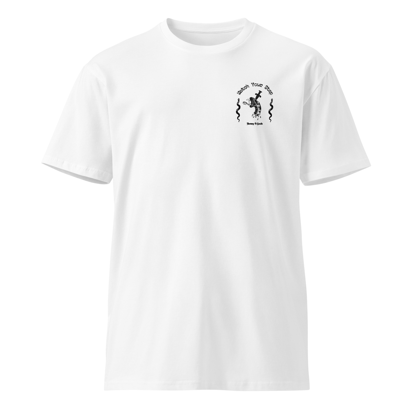 Men's Watch Your Step premium t-shirt