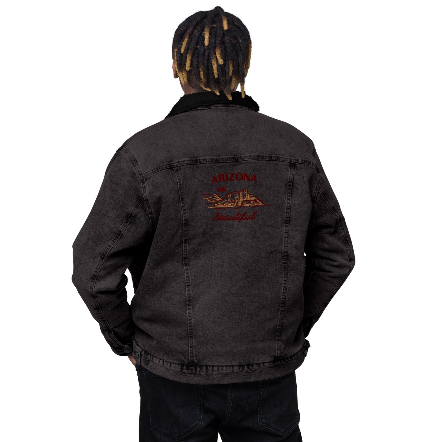 Men's Arizona denim sherpa jacket