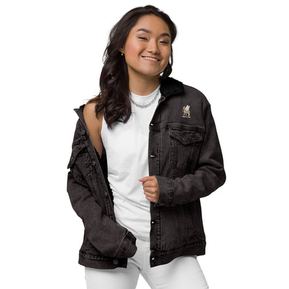 Be A Legend Women's denim sherpa jacket