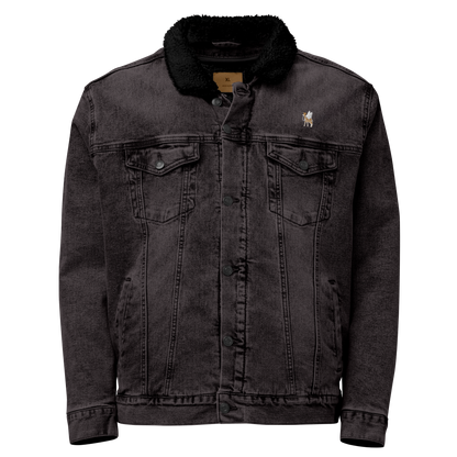 Men's western denim desert Sherpa jacket